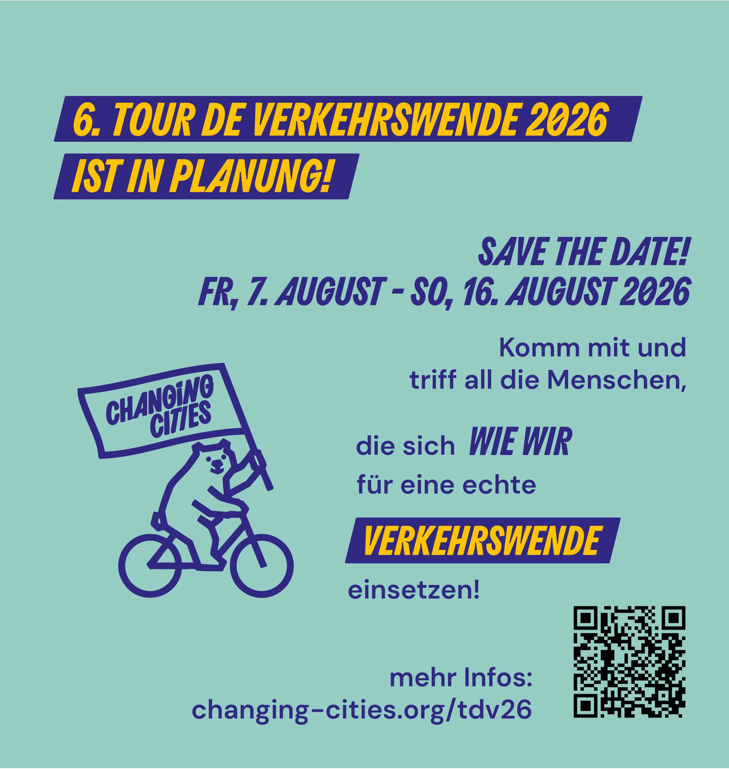 Du betrachtest gerade Straßen fair teilen! – Tour de Verkehrswende am 9. August 2026 in Lüneburg!