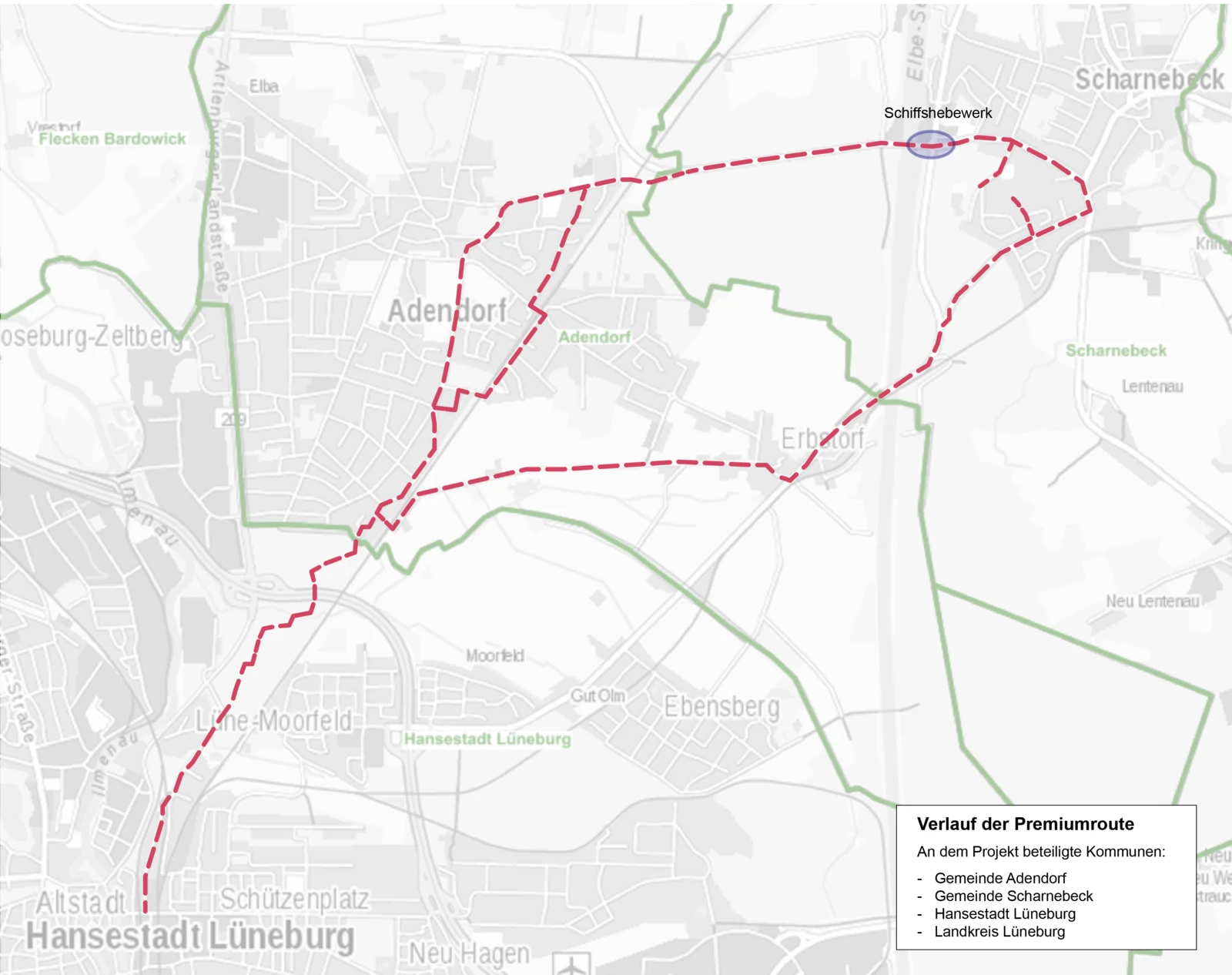 You are currently viewing Wo soll die „Premiumroute Lüneburg-Adendorf-Scharnebeck“ verlaufen? Informations- und Beteiligungsveranstaltung am 4. Juni 2024