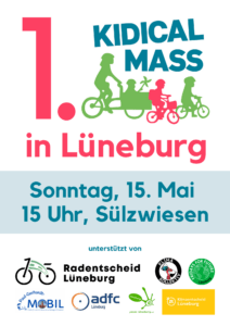 Read more about the article Platz da für die nächste Generation: Fahrradaktion „Kidical Mass“ in Lüneburg