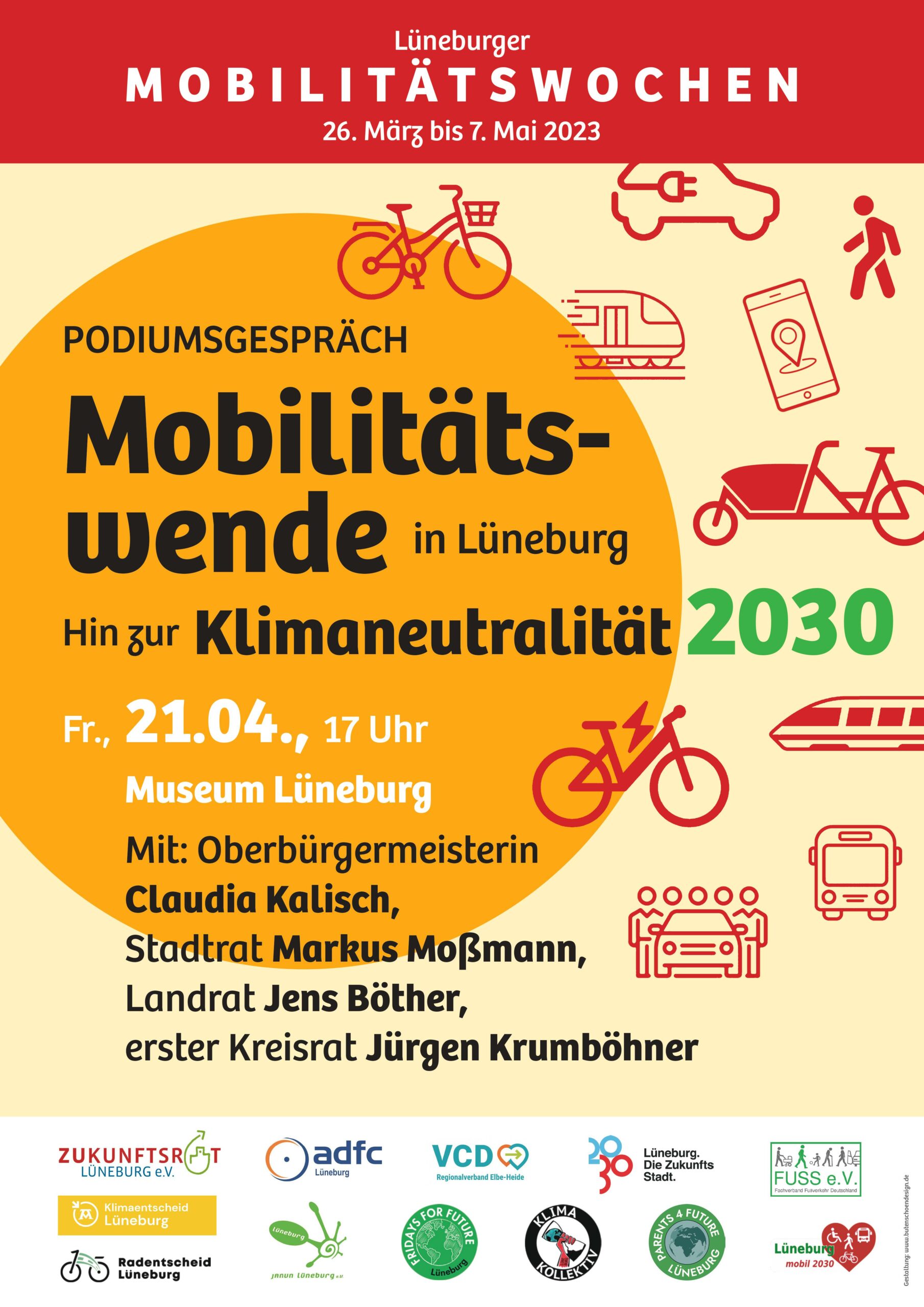 You are currently viewing Lüneburger Mobilitätswochen 26.März bis 7. Mai 2023